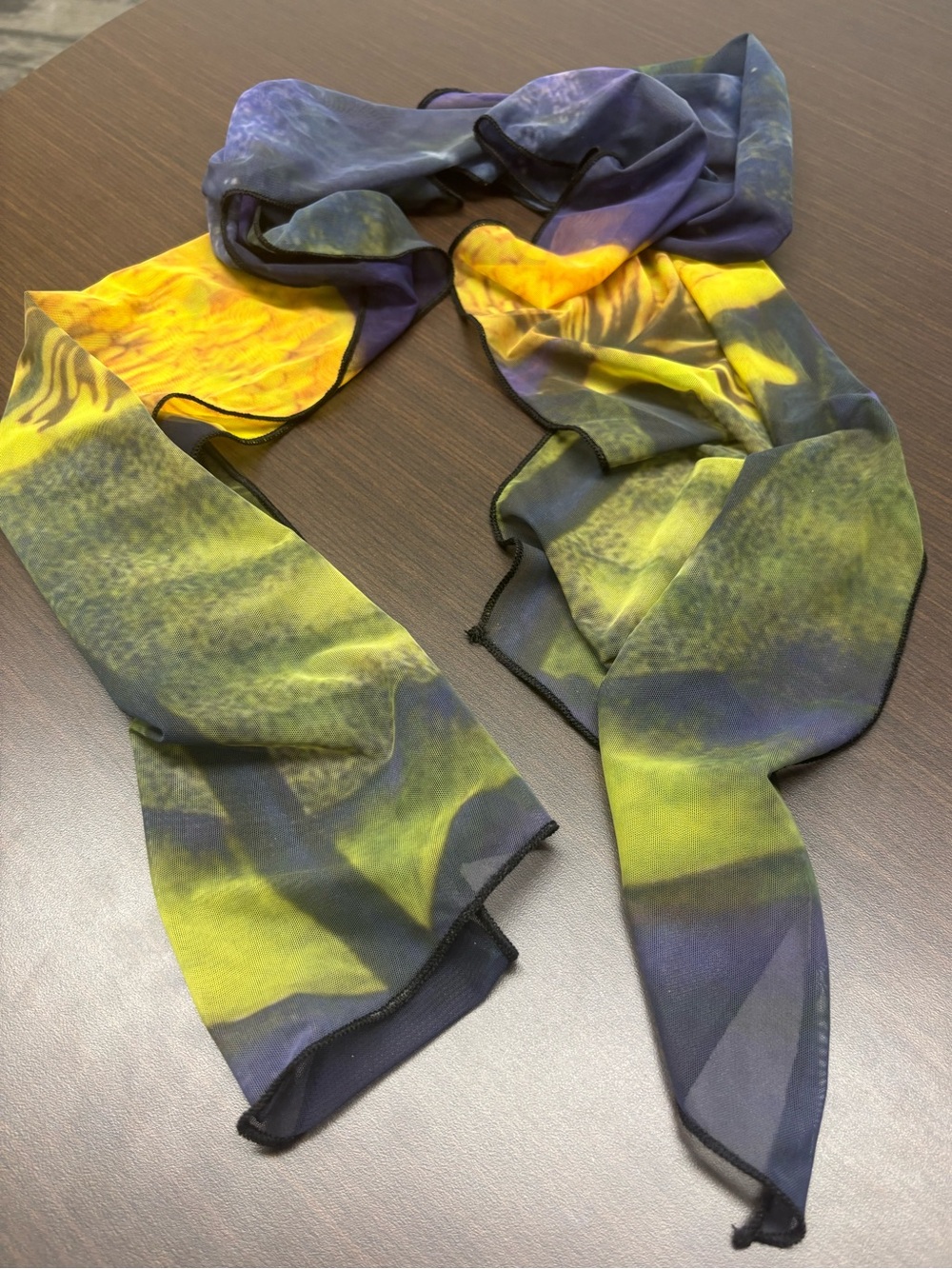 BENDELL CREATIVE Montreal Artisan Lightweight Printed “Soft Mesh” Women's Scarf